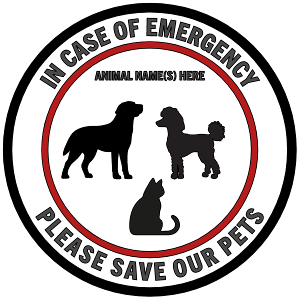 save our pets decal