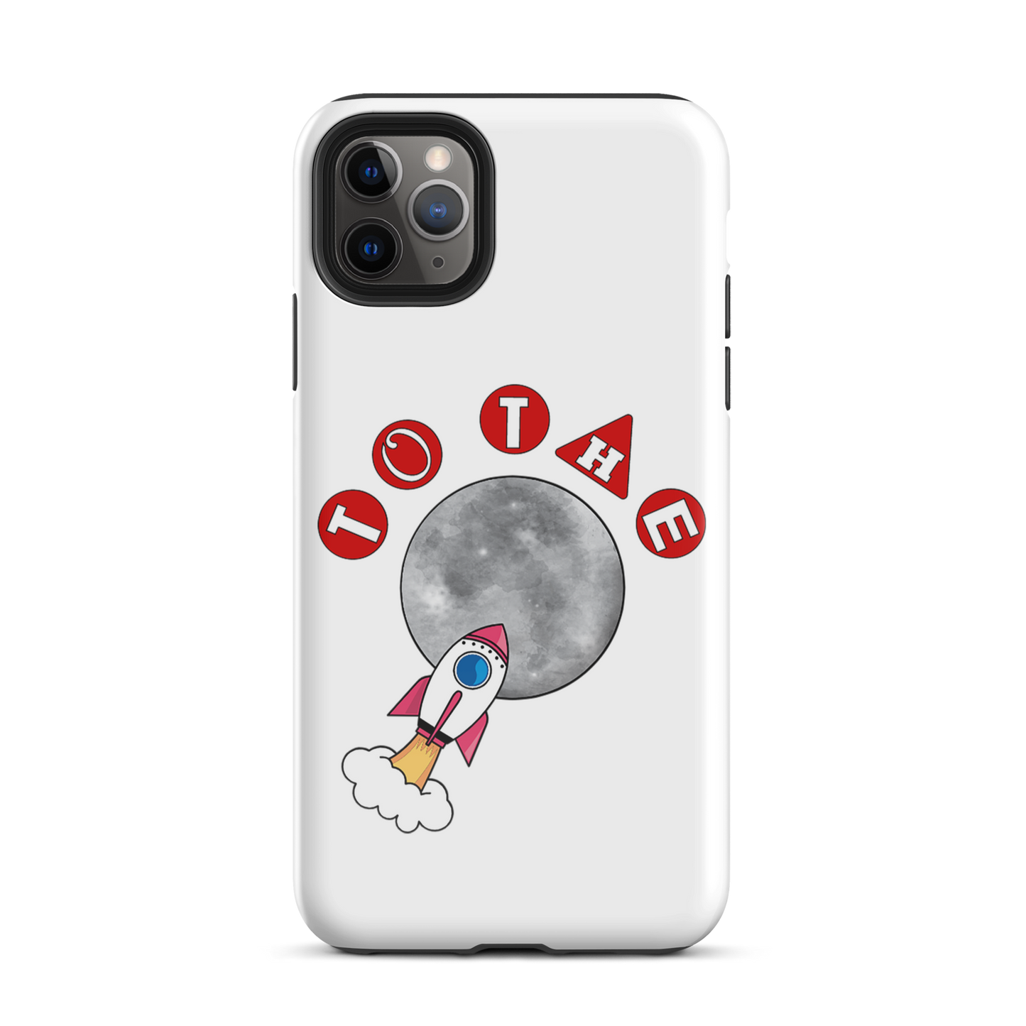 To The Moon Tough Case for iPhone®