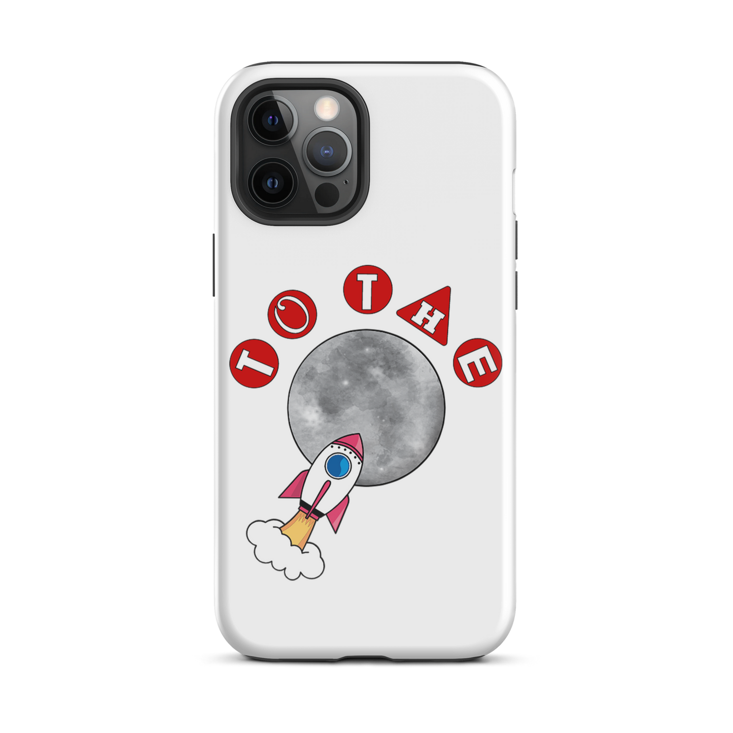 To The Moon Tough Case for iPhone®