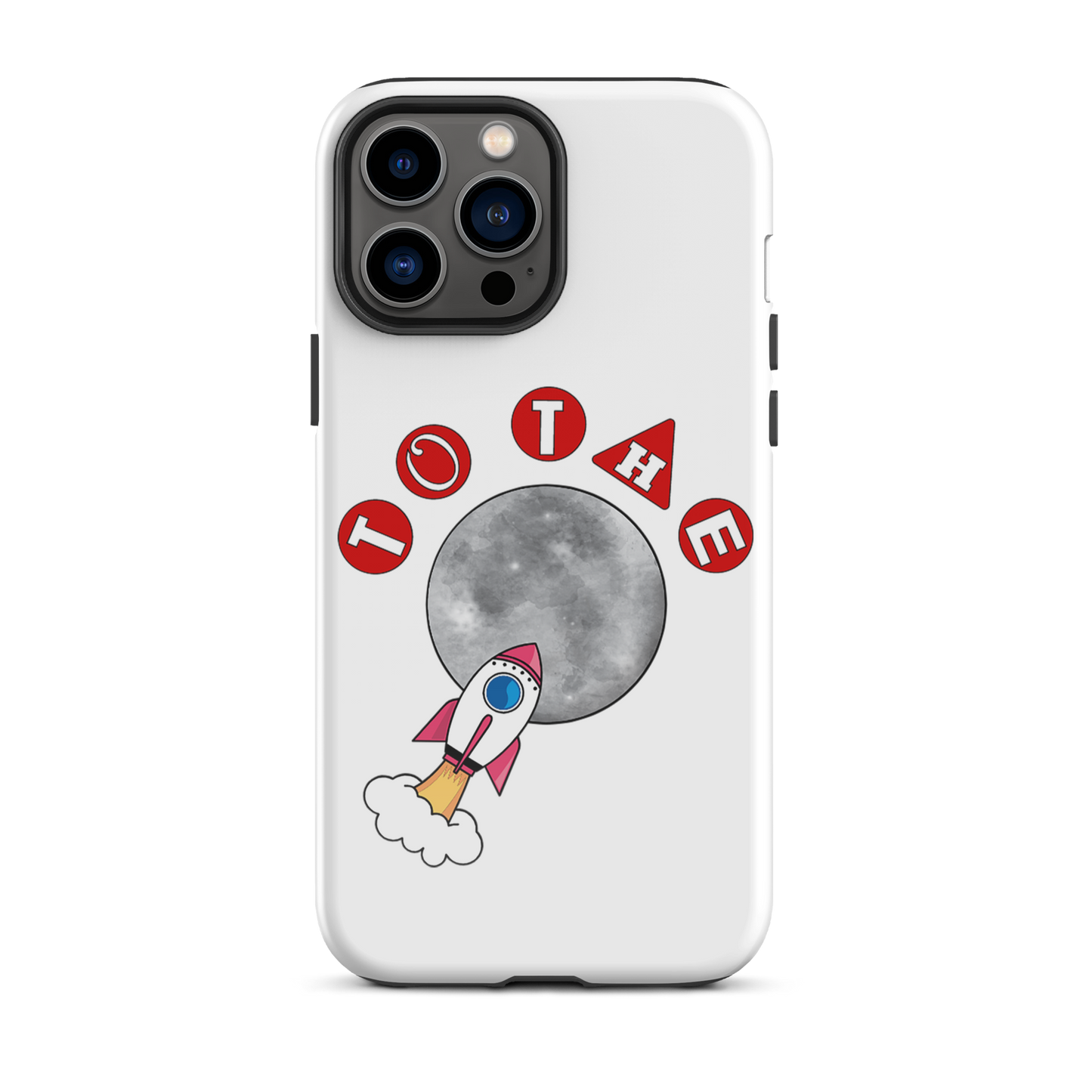 To The Moon Tough Case for iPhone®