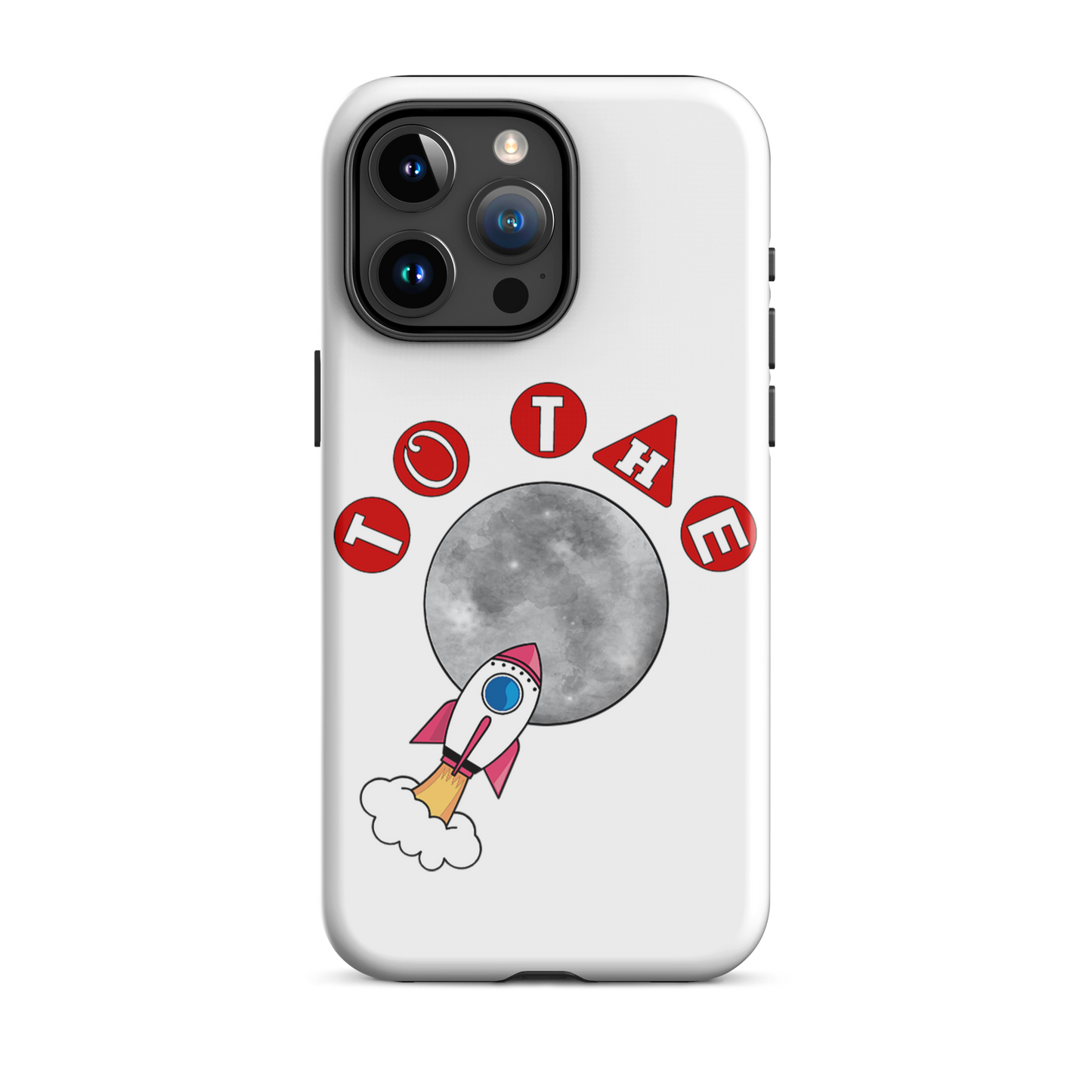 To The Moon Tough Case for iPhone®